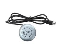 sodeber Controller motore reclinabile elettrico di ricambio a 2 pulsanti rotondi con porta USB per sedie elevatrici divani interruttori reclinabili con porta di ricarica USB