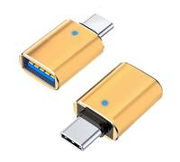 sodeber Convertitore adattatore da USB C a 2 pezzi compatibile per smartphone di tipo senza soluzione di continuità connessione con vari