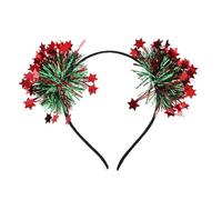 sodeber Copricapo natalizio per feste e cosplay, colorato, motivo: stella danzante, capodanno