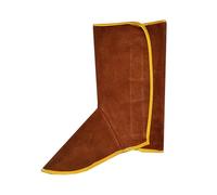 sodeber Copriscarpe per saldatore professionale Ghette per saldatura in pelle Protezioni per scarpe per saldatura Copripiedi per saldatore resistenti all ' abrasione termica Stivale resistente calore