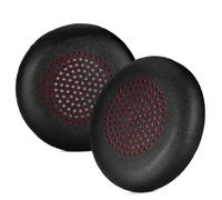 sodeber Cuscinetti Auricolari in Pelle proteica per Cuffie PolyVoyager 4310UC / 4320UC / FocusUC2 Isolamento Acustico Cuffie antirumore Copri Orecchie Cuscinetti per Cuffie in Memory Foam