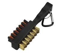 sodeber Double Side Golf Brass + Nylon Club for Head Cleaner Brush Cleaning Tool Kit with Hanger Accessories&pr