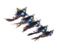 sodeber Esche da Pesca a Mosca da 6 Alte Prestazioni Resistenti all ' Usura per Un Uso duraturo in Vari Stili Pesca Che affondano Rapidamente attirano Le Mosche
