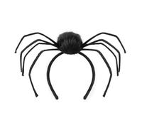 sodeber Fascia per capelli con ragni di Halloween, giorno della morte, spaventoso, aracnide, costume cosplay copricapo per adulti