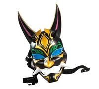 sodeber Genshin Impacts Patronus Anime Game Figure Xiao Light Up Full Face Halloween Cosplay Costumi Unisex Halloween Cosplay Costumi