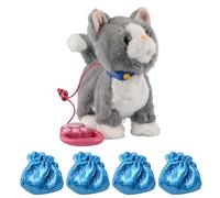 sodeber Giocattolo peluche con rilevamento del tocco con voci mimiche per intrattenimento e gioco educativo Peluche interattivo per animali domestici