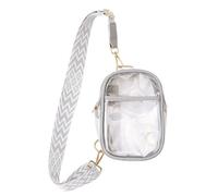 sodeber La piccola borsa a tracolla per le donne e l'uomo della borsa chiara dello stadio approva gli zaini del pacchetto, Grigio Gy, Medium