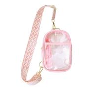 sodeber La piccola borsa a tracolla per le donne e l'uomo della borsa chiara dello stadio approva gli zaini del pacchetto, Confezione rosa, Medium