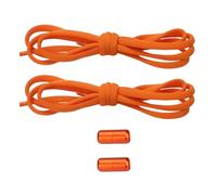 sodeber Lacci elastici in nylon non legati con alette in metallo per un uso rapido, adatti per i pendolari quotidiani, fitness e, Arancione O, Medium