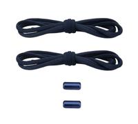 sodeber Lacci elastici in nylon non legati con alette in metallo per un uso rapido, adatti per i pendolari quotidiani, fitness e, Zq Blu Nascosto, Medium