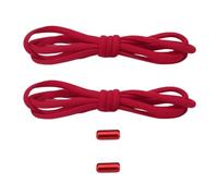 sodeber Lacci elastici in nylon non legati con alette in metallo per un uso rapido, adatti per i pendolari quotidiani, fitness e, Rosso R, Medium