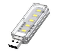 sodeber Luce Notturna USB dimmerabile Tocco in Miniatura, Morbida Cura degli Occhi, Regolabile per Viaggi Lavoro, luci notturne USB