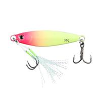 sodeber Luminously Fishing Baits Artificial Lures Jigging Hook Spinner Metal Jigs Spoon Lure Easy to Use