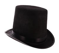 sodeber Mago Colore Nero Festa Festa Halloween Top Hat Moda Unisex Personalità Rave Show Adulto Bambini