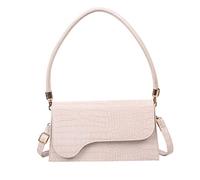 sodeber Moda Donne Borsa Modello In Pelle Borse PU Spalla Piccola Flap Crossbody Borse Per, Bianco W, Medium