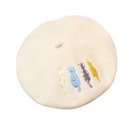sodeber Moda Ottagonale Cappello Bella Quattro Per Ricamato Pittore All-match Street Friend Gathering P Octa