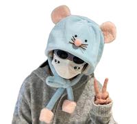 sodeber Oversize Duck Hat Con Orecchio E Pompon Sci Peloso Con Cappuccio Cartoon Foto Puntelli All'aperto Capo Wrap Per