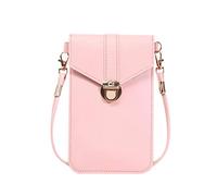 sodeber Per Cellulare Borsa Smartphone Portafoglio In Pelle Pu Tracolla Borsa Delle Donne Della Carta Della Borsa di Tutte Le Dimensioni Telefono, Confezione rosa, Medium