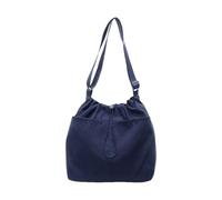 sodeber Pratica borsa a tracolla con coulisse per donna borsa da pendolari in nylon leggero di grande capacità, Deep Blue Db, Medium