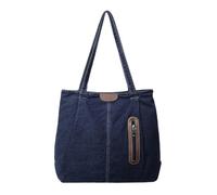 sodeber Pratica borsa a tracolla per jeans, grande capacità, per uso casual e lavorativo, per riporre oggetti essenziali quotidiani, Deep Blue Db, Medium