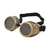 sodeber Retro Steampunk Goggles Glasses Vintage Sunglasses Gothic for Halloween Men Cosplay Costumes