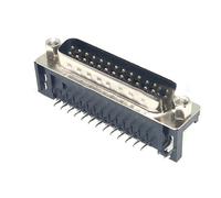 sodeber Right Angles Db25 Female Connectors Computer & Communication Connector Aluminum for Pcb Mounting Electronic