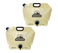 sodeber Secchio per l ' Acqua con rubinetti Borsa per l ' Acqua Portatile da Esterno Contenitore Pieghevole per l ' Acqua per Campeggio Trekking Picnic Secchio Pieghevole per Esterno Stoccaggio