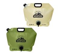 sodeber Secchio per l ' Acqua con rubinetti Borsa per l ' Acqua Portatile da Esterno Contenitore Pieghevole per l ' Acqua per Campeggio Trekking Picnic Secchio Pieghevole per Esterno Stoccaggio