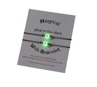 sodeber Star Bead Bracciali Alla Moda Coppia Incandescente Set Acrilico Texture Per Feste E Vacanze Al Mare, Medio, Acrilico, Nessuna pietra preziosa