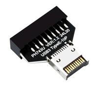 sodeber Tipo E 20Pin a USB 19P/20P Telaio Anteriore USB Tipo C Adattatore di Estensione Convertitori Per Desktop Schede Madri Accessori