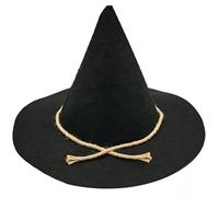 sodeber Trend Teen Witch Hat Plain Color Fashion Cool Adult Teenager Halloween Performance Carnevale