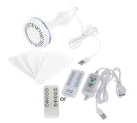 sodeber Usb Powered Remote Control 4-speed 12-hour Timing Camping Fan with Detachable for Home Tent Dorm