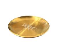 sodeber Vassoio rituale Pagani Altari Piastra Zinci Leghe Tarocchi Candeliere Rotondo tè Decorativi Supporto Leggero Vassoio per Gioielli per Gioielli duraturo