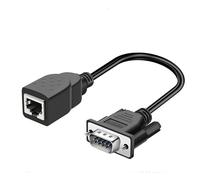 sodeber Versatile Db9 Female/male to Rj45 Extension Cable for Various Applications Enjoy Greater Flexible and User