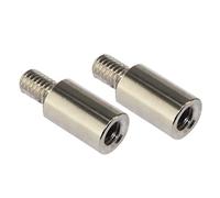 sodeber Viti Per Asta Prolunga Estensione Albero Del Joystick Cromate Adatte Giochi Con Joystick Seimitsu