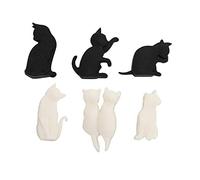 sodeber Wine Glass Markers 6pcs Colorful Drink Glass Charms Set Bar Charm Accessory for Bar Summer Crazy Party Decoration Supply Wine Glass Signs