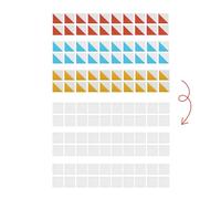 Sodertex LOOLIPO L631931 - Gioco da creare 2 in 1 - Memory da personalizzare: 60 carte + puzzle multiopzione, 5 cm x 5 cm x 1 mm, 60 pezzi, colori assortiti - Tempo libero creativo