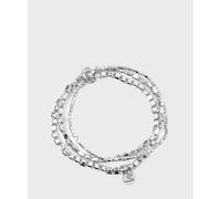 Sodini Agafay bracciale tre fili cubetto, argento 710417A