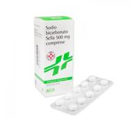 Sodio Bicarbonato Sella 500 Mg Antiacido 50 Compresse