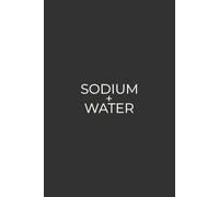 Sodium + Water: Simple Daily Electrolyte Tracker For Your Food Diet and Nutrition | Dark Gray