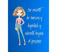 SoDivineDesigns | Se Reviste De Fuerza Proverbios 31: Cuaderno Cristiano Versículo Biblico | Christian Notebook | Diario Cristiano En Español | ... Biblico o Diario De Oracion Para Mujer