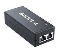 Sodola Iniettore PoE 2.5 Gigabit, adattatore PoE 802.3af/at Power over Ethernet, adattatore PoE 100/1000/2500 Mbps non PoE a PoE, Plug & Play, Distanza fino a 100 metri