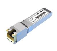 Sodola Modulo 10GBase-T RJ45 SFP+, SFP a RJ45, ricetrasmettitore in rame SFP 10G, compatibile con Ubiquiti UniFi, TP-Link, Mikrotik e altri switch aperti, Hot Pluggable, Plug and Play, fino a 30 m