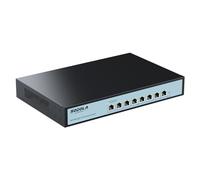 SODOLA Switch gestito Web facile da 8 porte 10 GB, 8 porte RJ-45 da 10 G, larghezza di banda 160 Gbps, supporto LACP, VLAN, QoS, 10G/5G/2.5G/1000M/100M Auto-negoziazione, switch Ethernet gestito
