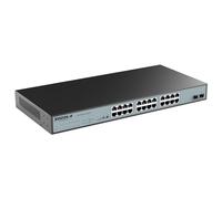 SODOLA Switch non gestito a 24 porte da 2,5 GB,Porte Base-T 24X2.5G,2X10G SFP, Capacità di commutazione 160Gbps,Isolamento delle porte,/IU Rack-Mount/Fanless/Plug & Play Multi-Gig Switch Ethernet non