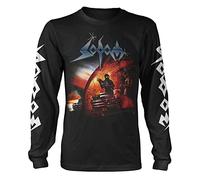 Sodom Agent Orange Uomo Maglia Maniche Lunghe Nero XL 100% Cotone Regular