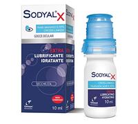 Sodyal X - Extra lubrificante ed idratante. Gocce oculari con Acido ialuronico cross-linkato, senza conservanti - 10 ml