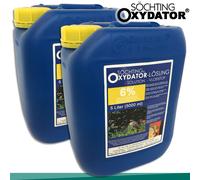 Söchting 2x 5L Oxydator Soluzione 6% Perossido di Idrogeno Stagno Acquario Alga