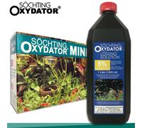 Söchting-set: Oxydator Mini per Acquari Fino 60 L+1 L Oxydator Soluzione 6%