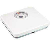 Soehnle Bilancia pesapersone Tempo White con portata di 130 kg - Bilancia per persone graduata con quadrante a vista e scala da 1 kg - Bilancia analogica con pratica rotella di regolazione